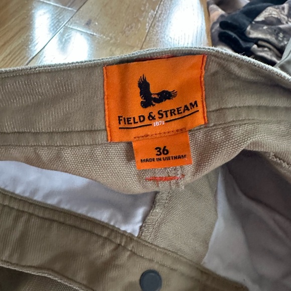 Men’s Orange and Camouflage Hunting Apparel Set - Picture 2 of 6